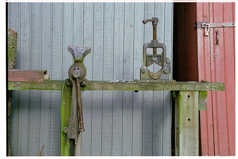 Somebody's outdoor workshop, Tornby. 