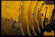 Leaf sweeping machine detail